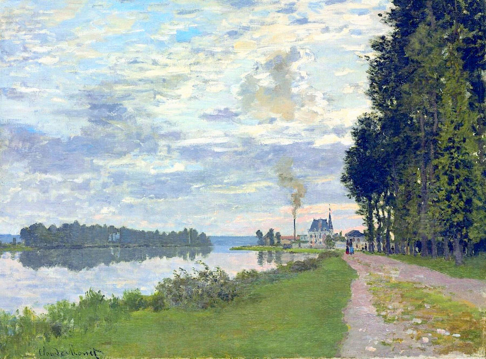 The Promenade at Argenteuil 1872